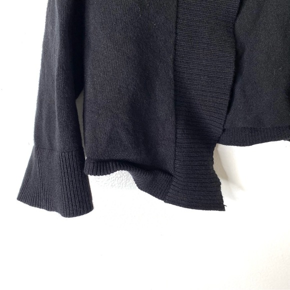 WHBM Black Cropped Shrug Sweater - Picture 3 of 9